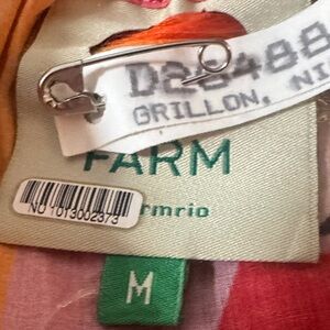 FARM Rio Colorful Fabric with Green Tag